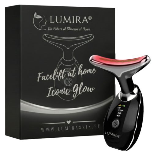 7 az 1-ben Arc- és Nyakfeszesítő Készülék – EMS & LED Terápia